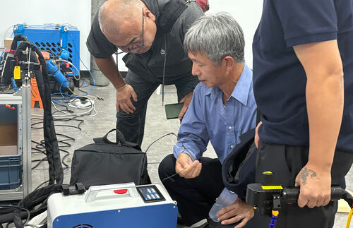Latest company news about Trust from Overseas: Japanese Client Selects Our Laser Cleaning Machine After Rigorous Evaluation